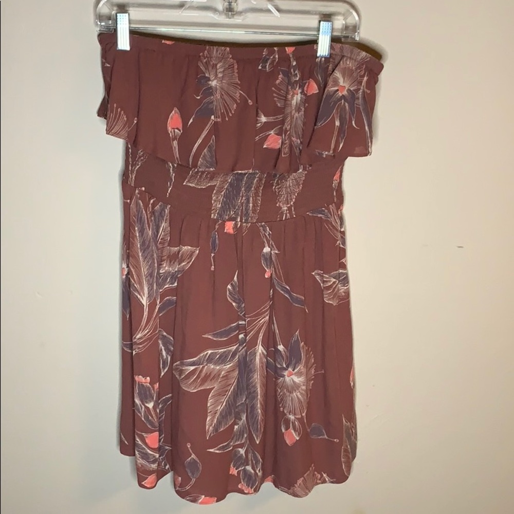 Express Strapless Floral Sundress